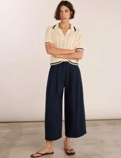 Pure Cotton Wide Leg Culottes