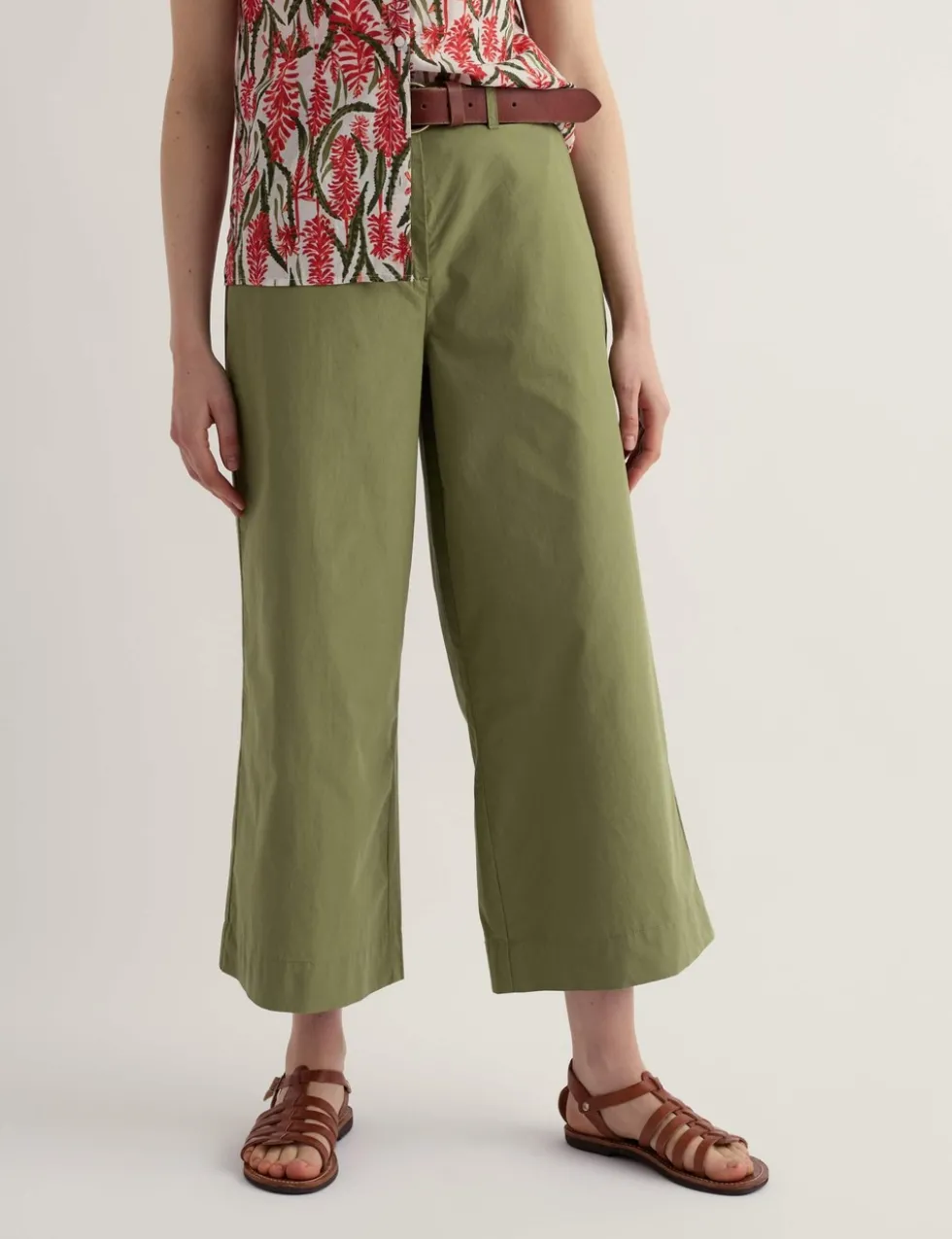 Pure Cotton Wide Leg Culottes