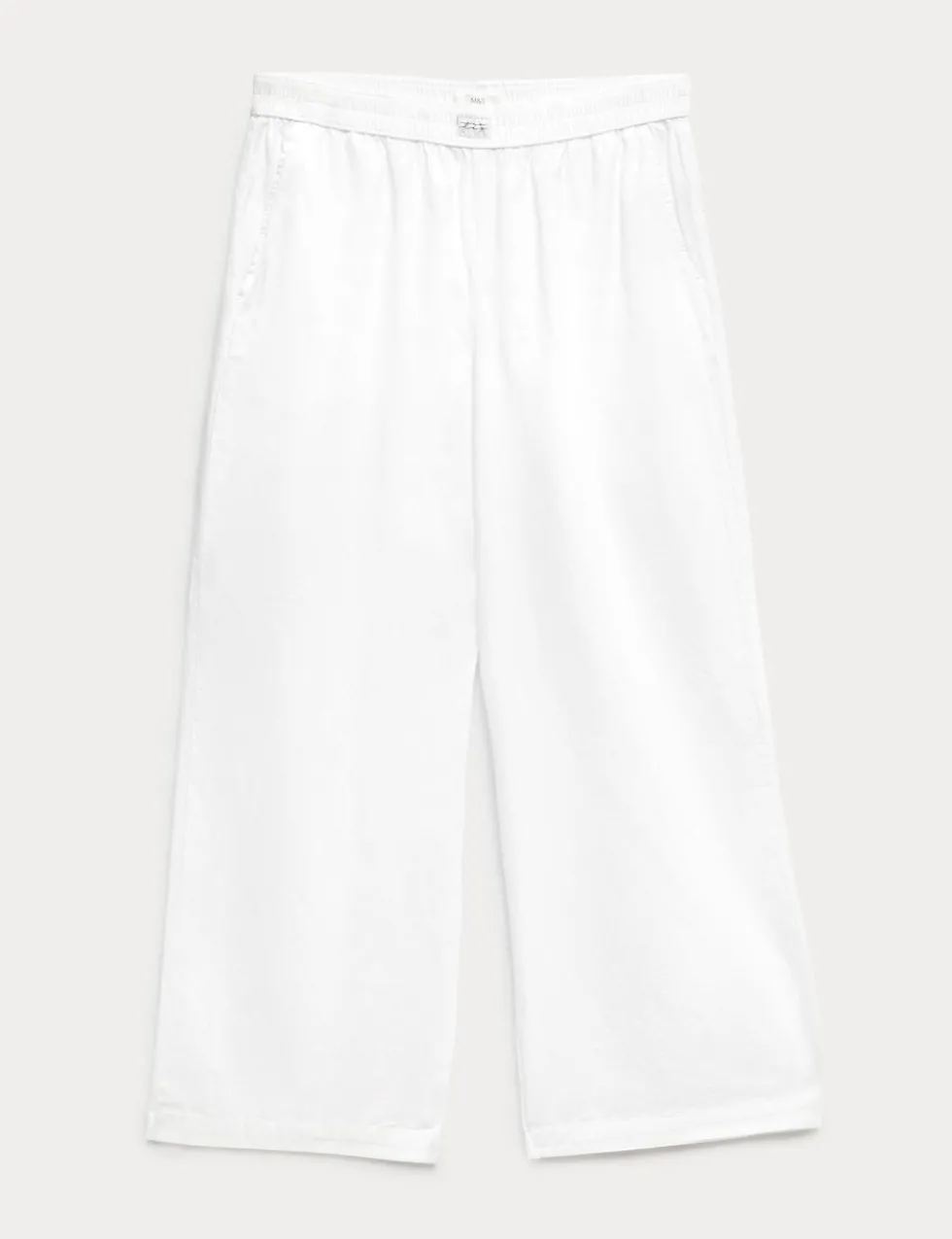Pure Cotton Wide Leg Pyjama Bottoms