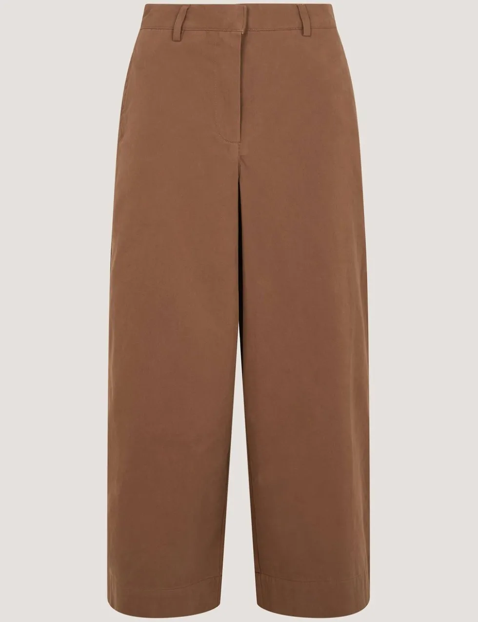 Pure Cotton Wide Leg Trousers