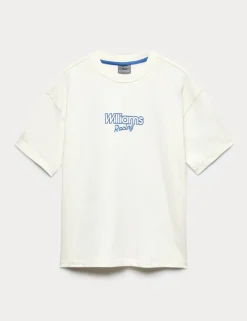 Pure Cotton Williams Racing T-Shirt (6-16 Yrs)