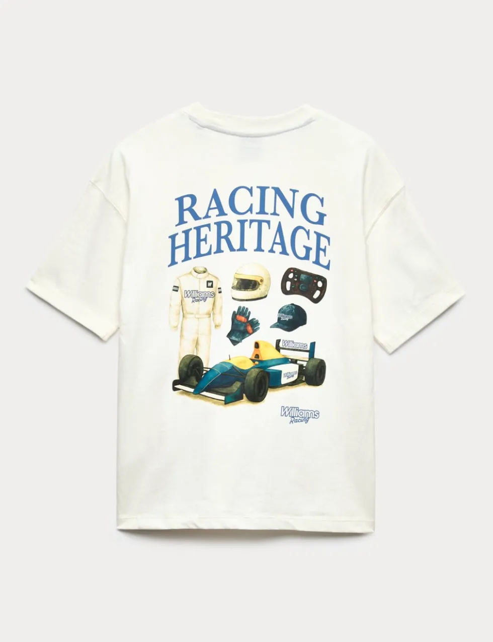 Pure Cotton Williams Racing T-Shirt (6-16 Yrs)