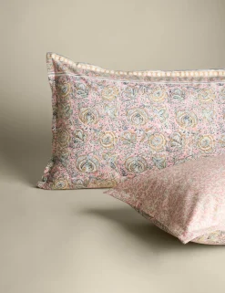 Pure Cotton Woodblock Floral Bedding Set