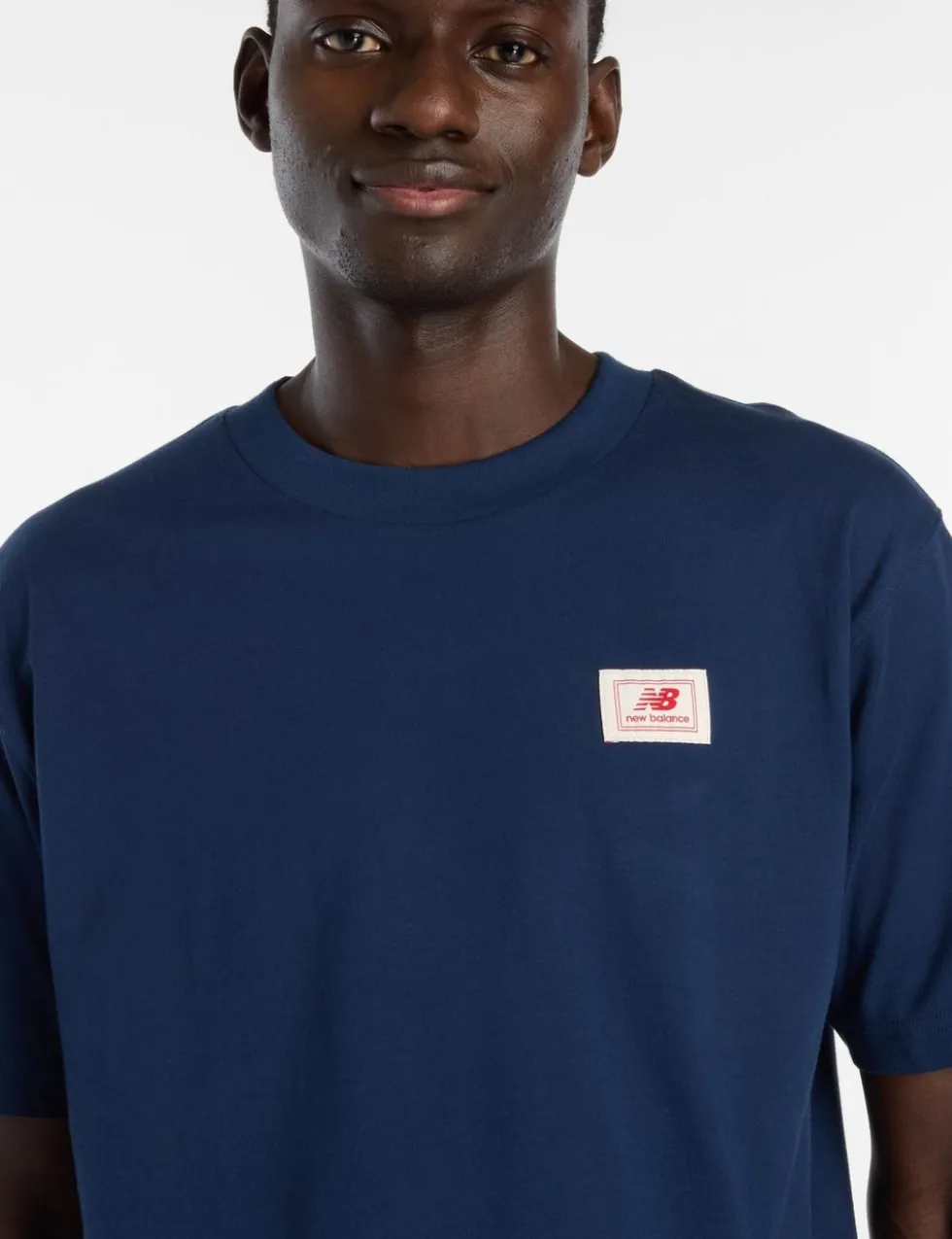 Pure Cotton Woven Label T-Shirt