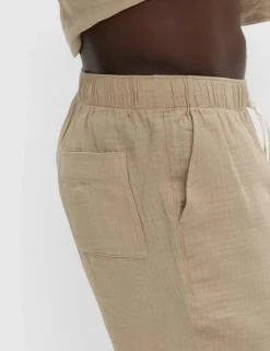 Pure Cotton Woven Loungewear Shorts
