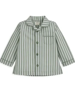 Pure Cotton Woven Striped Pyjamas (3 Mths-3 Yrs)