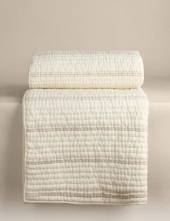Pure Cotton Yarn Dyed Striped Bedspread