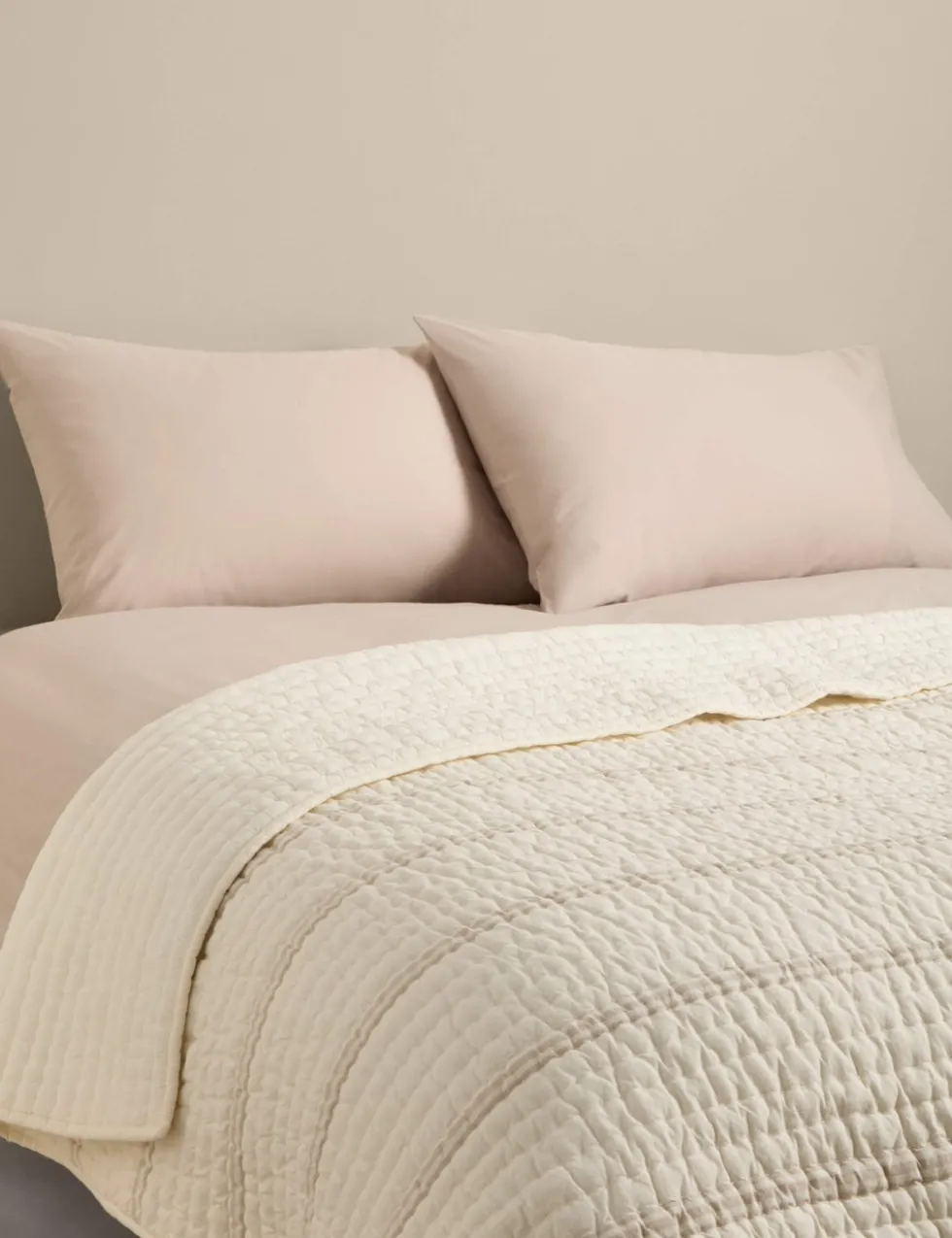 Pure Cotton Yarn Dyed Striped Bedspread