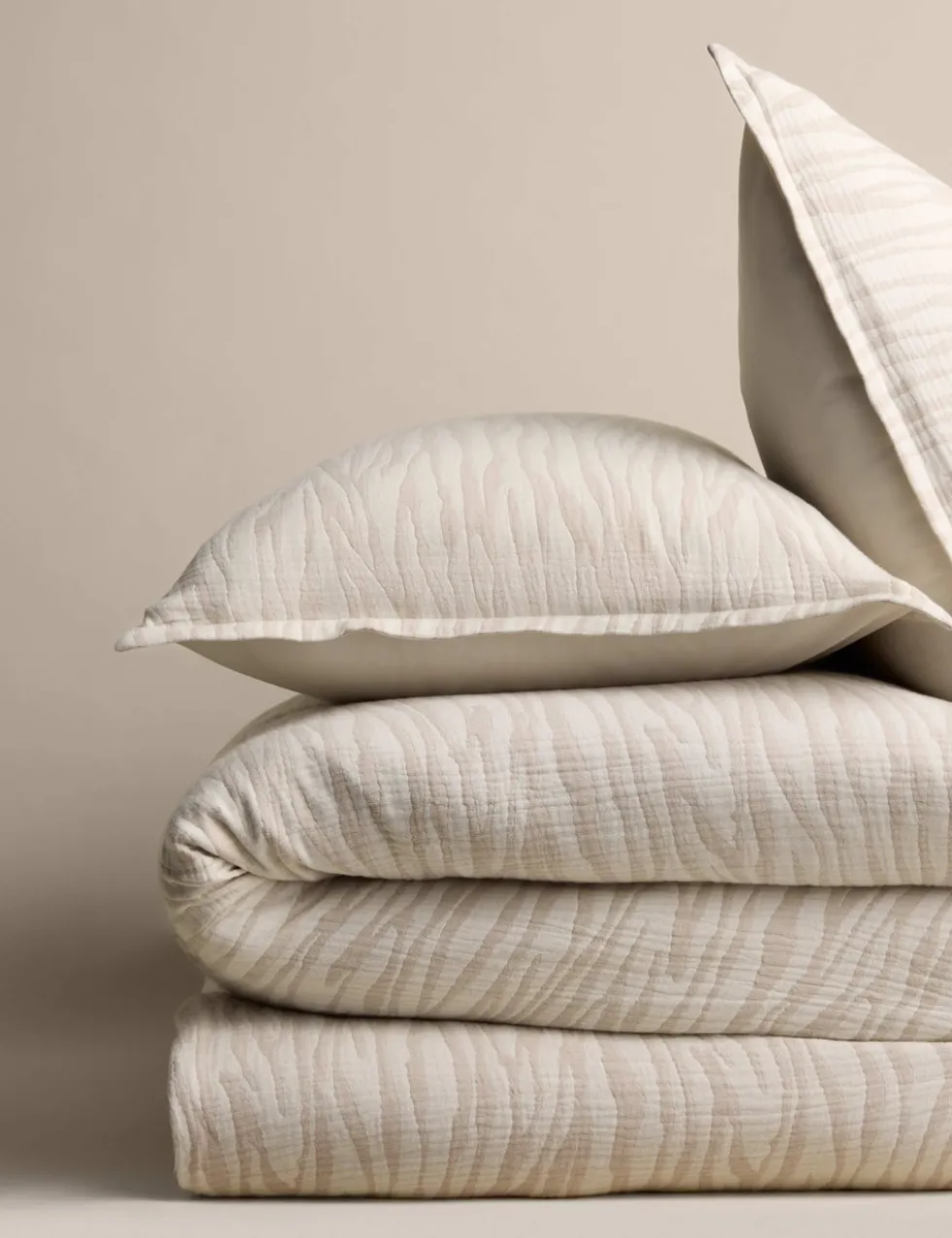 Pure Cotton Zebra Jacquard Bedding Set