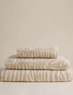 Pure Cotton Zebra Patterned Towel