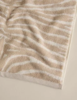 Pure Cotton Zebra Patterned Towel