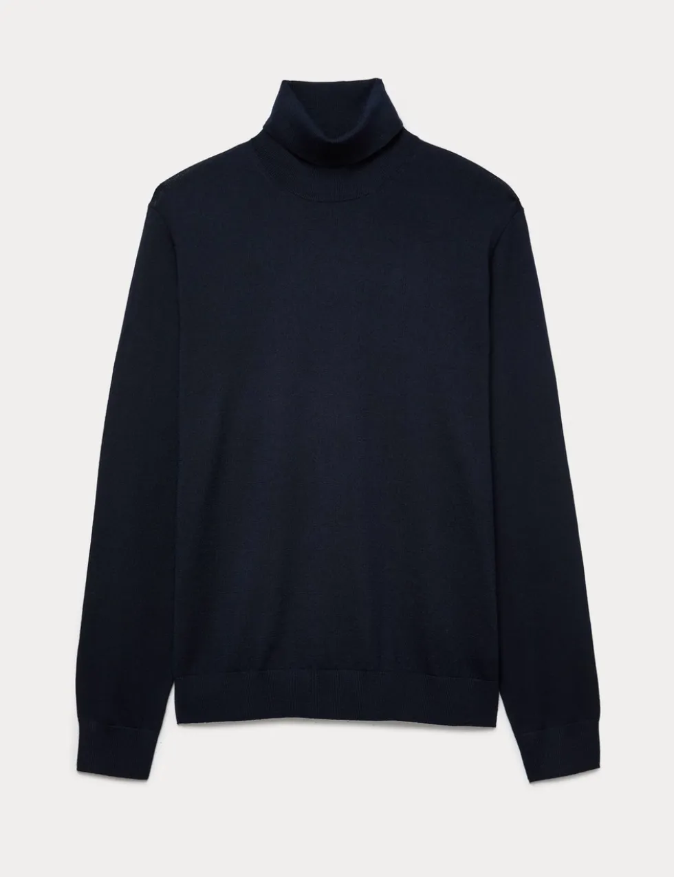 Pure Extra Fine Merino Wool Roll Neck Jumper