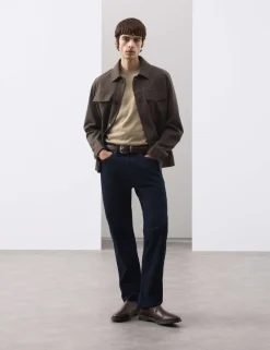 Pure Extra Fine Merino Wool Crew Neck T-Shirt