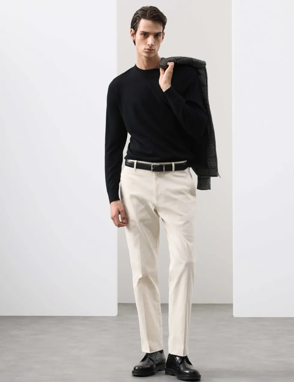 Pure Extra Fine Merino Wool Crew Neck Jumper