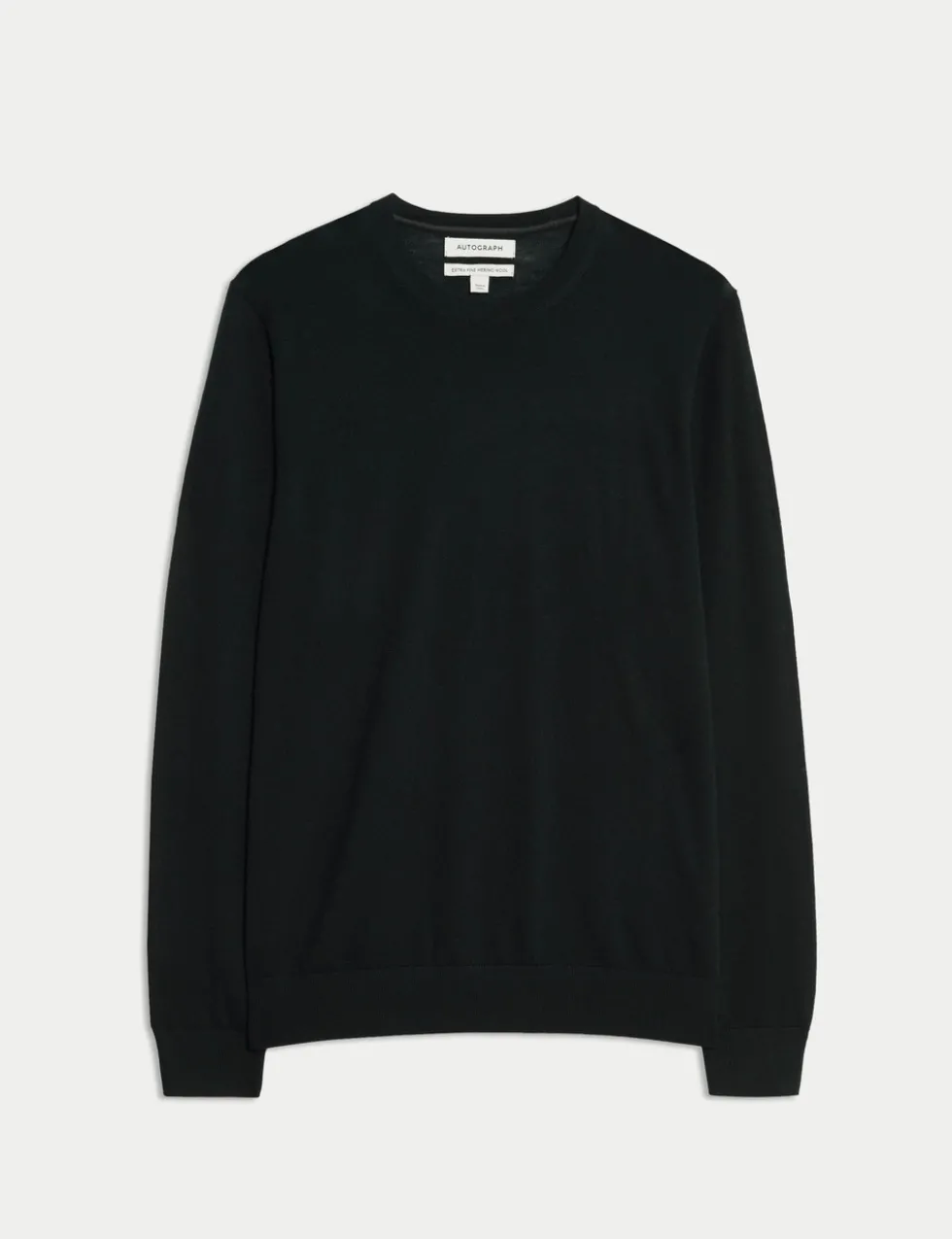 Pure Extra Fine Merino Wool Crew Neck Jumper