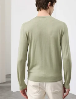 Pure Extra Fine Merino Wool Crew Neck Jumper