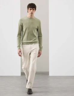 Pure Extra Fine Merino Wool Crew Neck Jumper