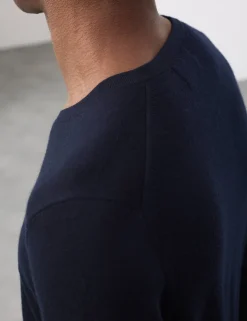 Pure Extra Fine Merino Wool V-Neck Jumper