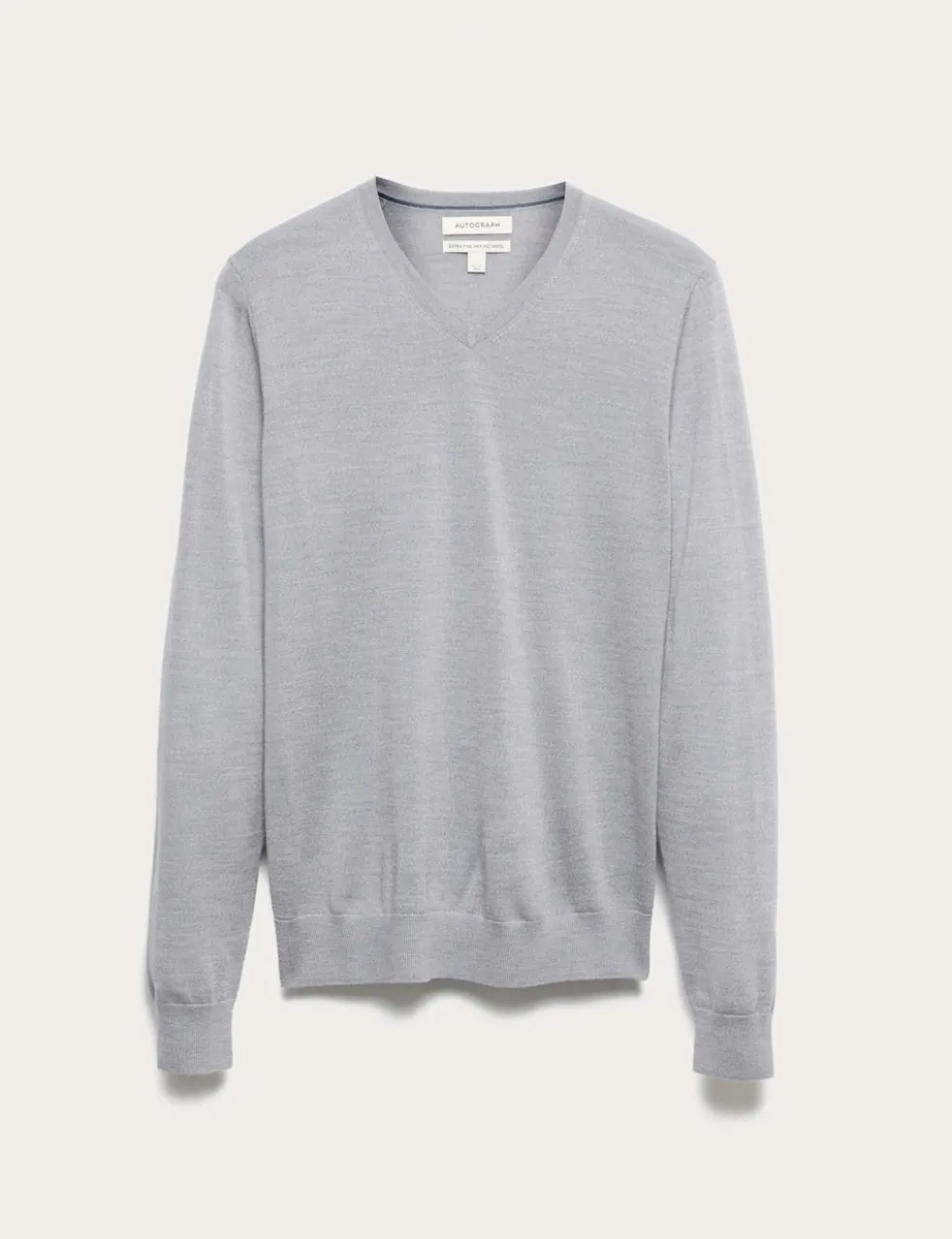 Pure Extra Fine Merino Wool V-Neck Jumper