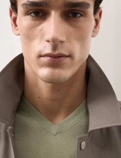Pure Extra Fine Merino Wool V-Neck Jumper