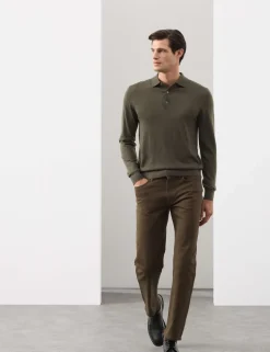 Pure Extra Fine Merino Wool Polo Shirt