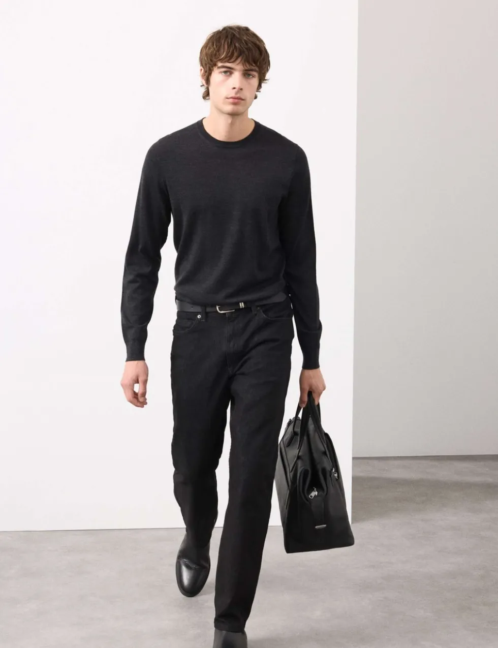 Pure Extra Fine Merino Wool Crew Neck Jumper