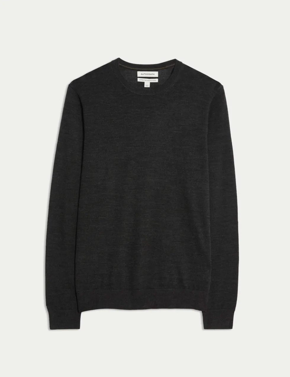 Pure Extra Fine Merino Wool Crew Neck Jumper