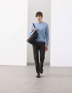 Pure Extra Fine Merino Wool Crew Neck Jumper