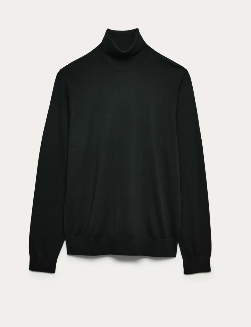 Pure Extra Fine Merino Wool Roll Neck Jumper