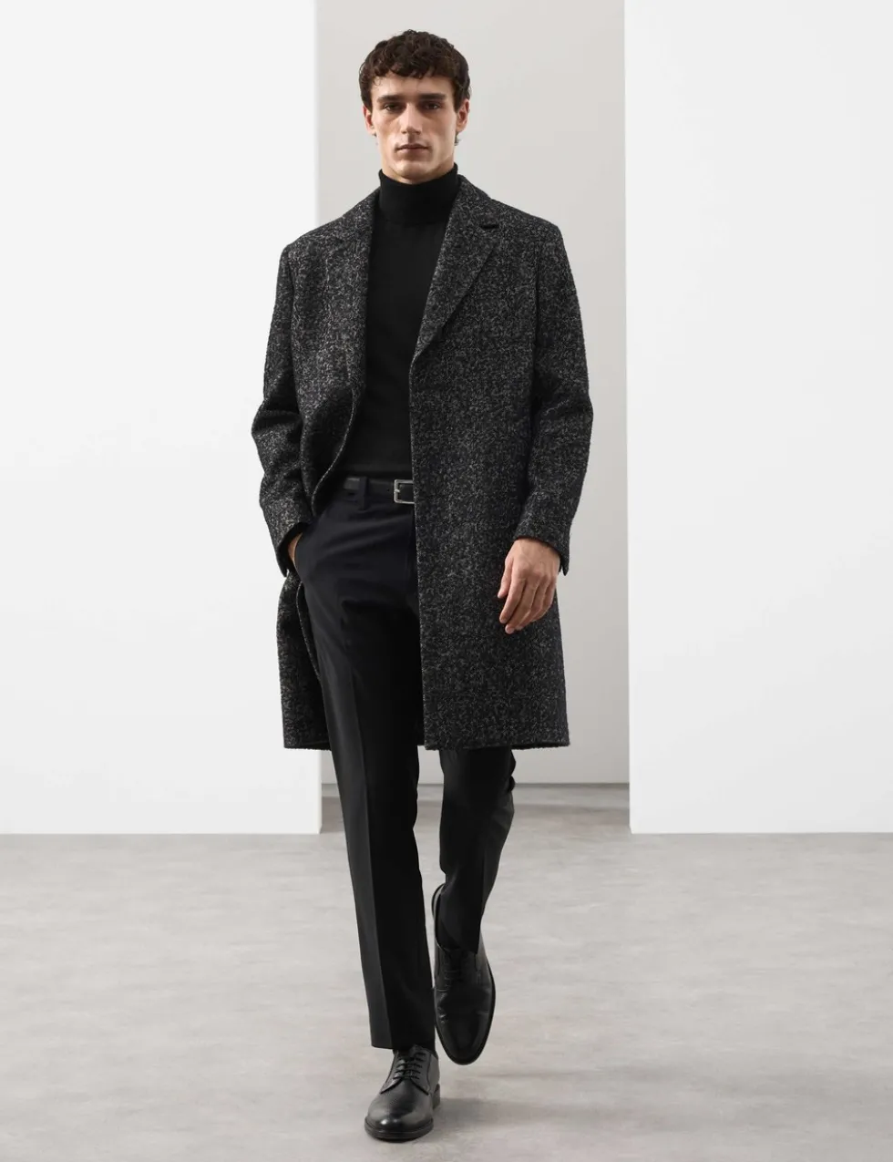 Pure Extra Fine Merino Wool Roll Neck Jumper