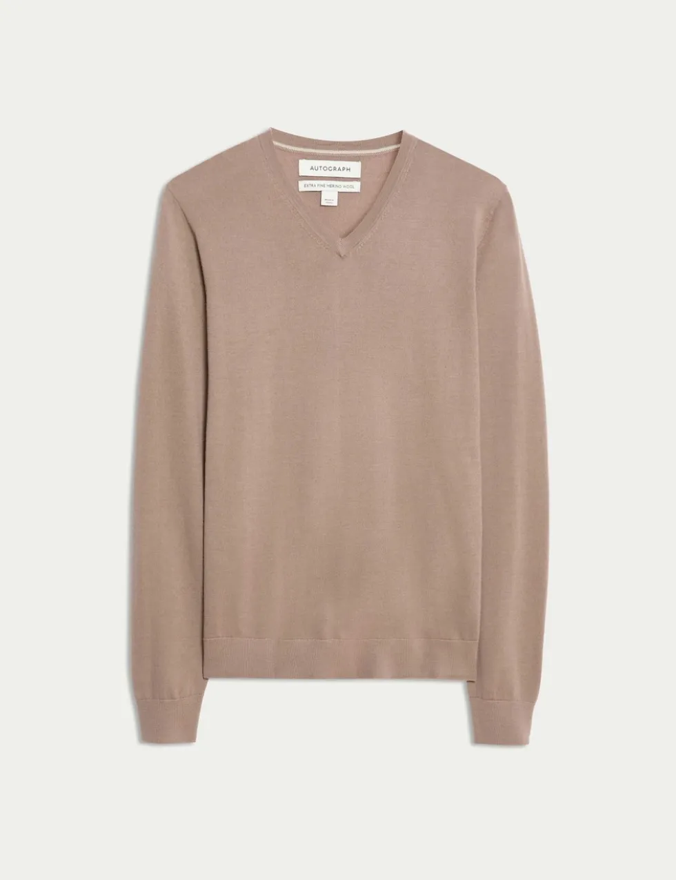 Pure Extra Fine Merino Wool V-Neck Jumper