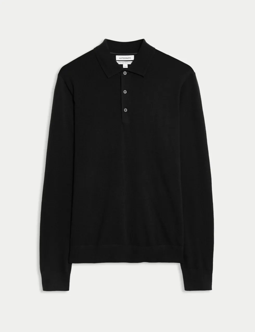 Pure Extra Fine Merino Wool Polo Shirt