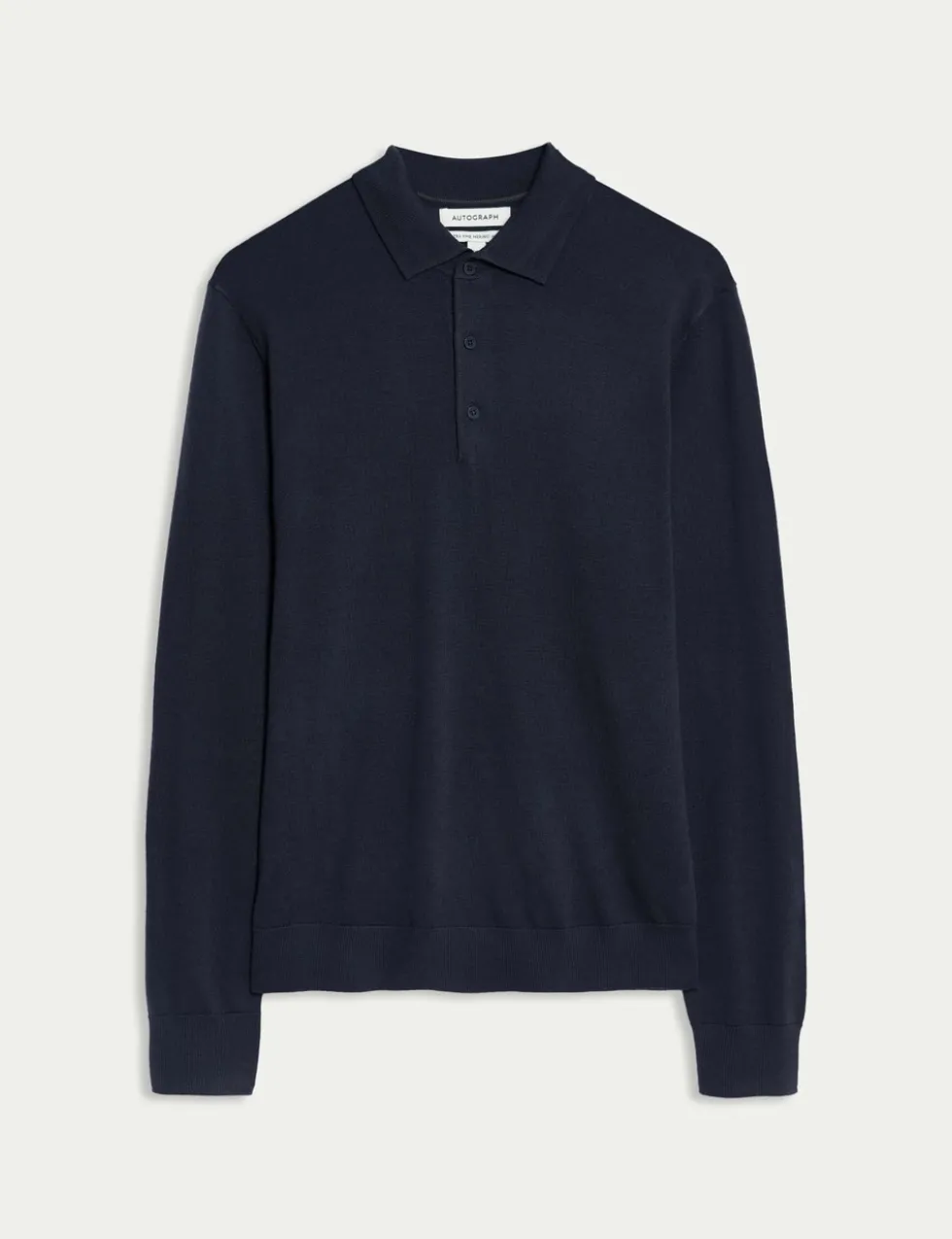 Pure Extra Fine Merino Wool Polo Shirt