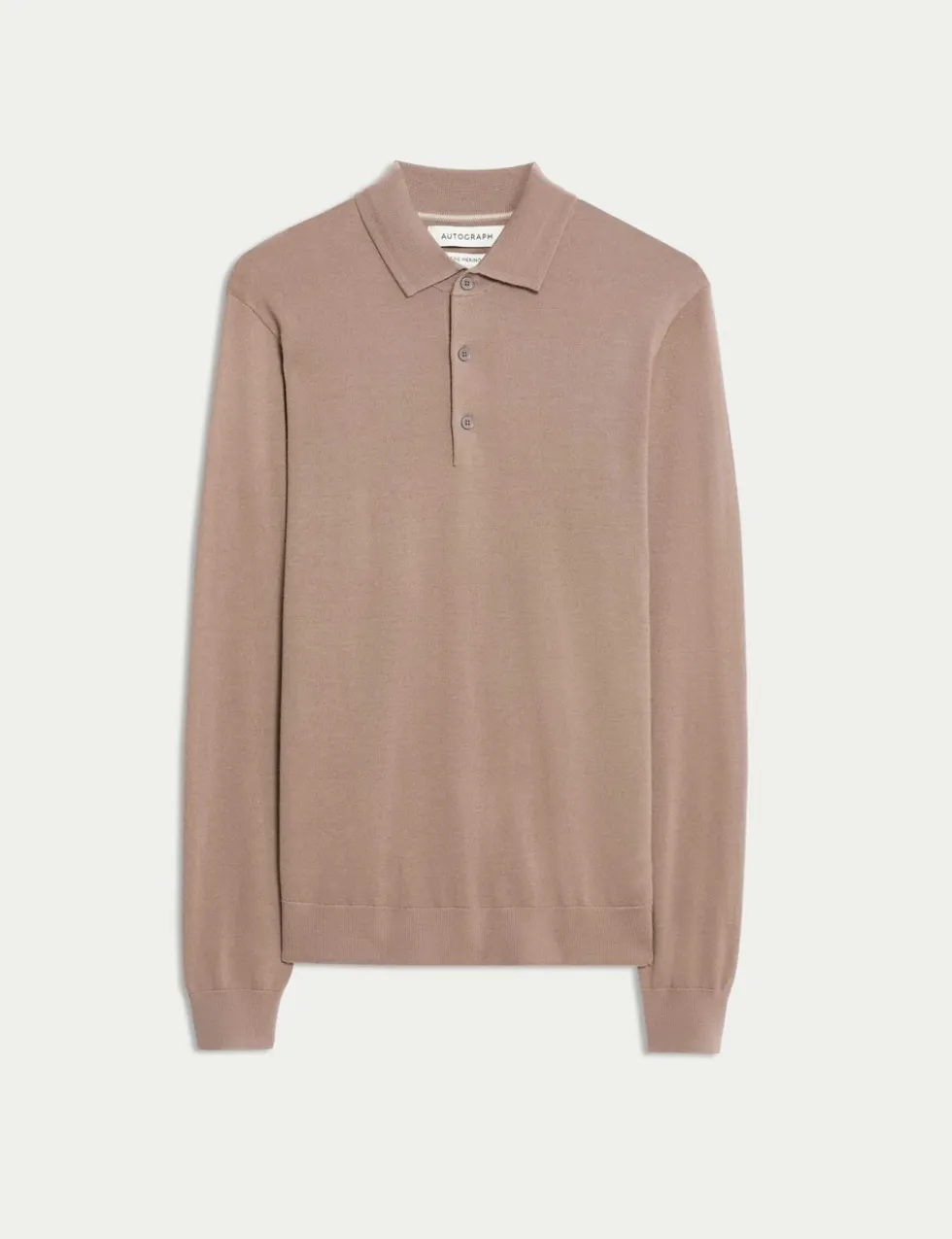 Pure Extra Fine Merino Wool Polo Shirt