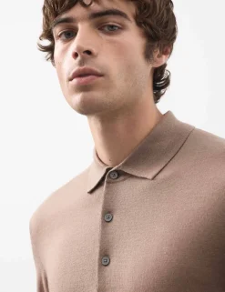 Pure Extra Fine Merino Wool Polo Shirt