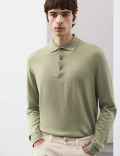 Pure Extra Fine Merino Wool Polo Shirt