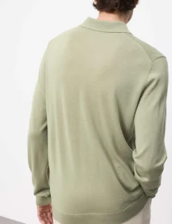 Pure Extra Fine Merino Wool Polo Shirt
