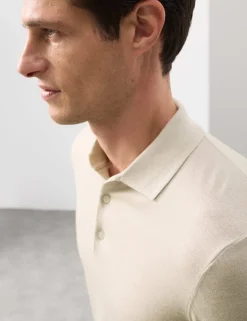 Pure Extra Fine Merino Wool Polo Shirt