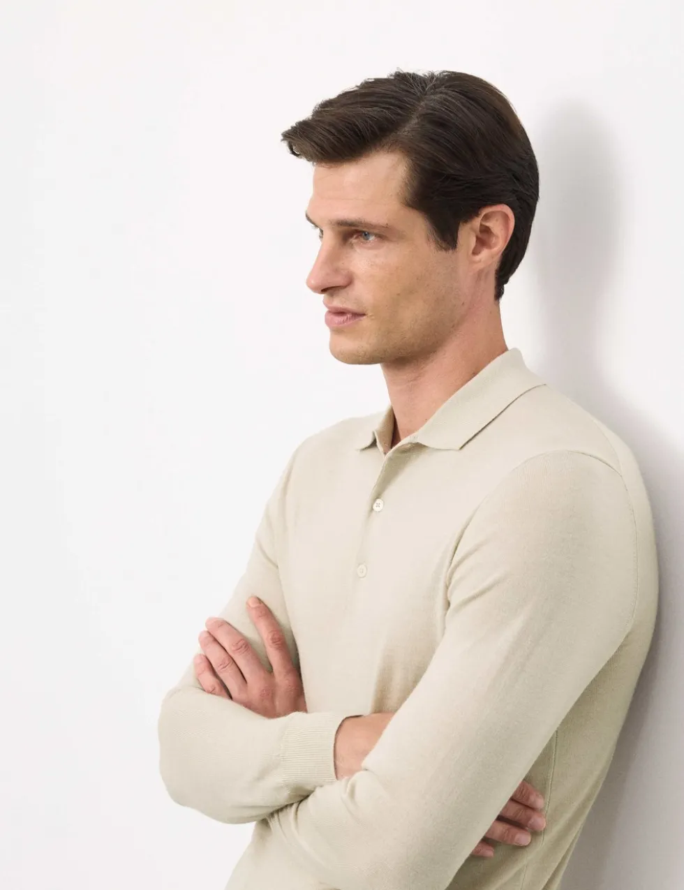 Pure Extra Fine Merino Wool Polo Shirt