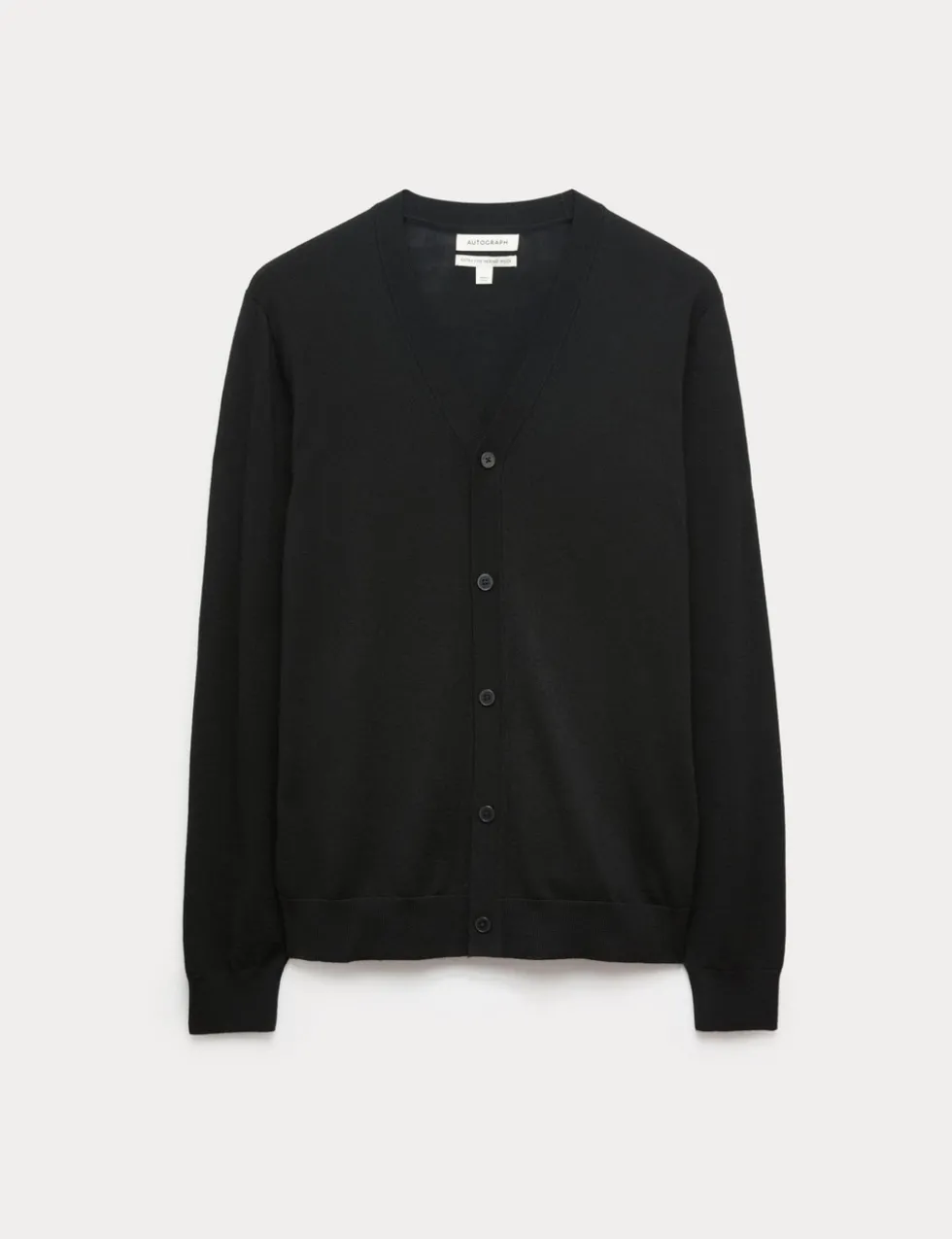 Pure Extra Fine Merino Wool Cardigan