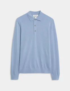 Pure Extra Fine Merino Wool Polo Shirt