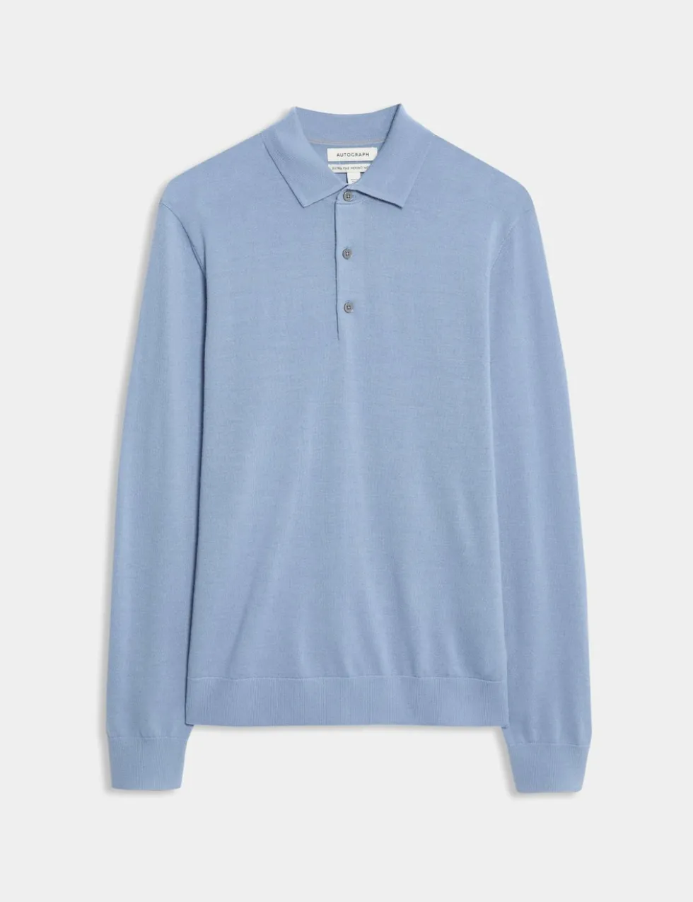 Pure Extra Fine Merino Wool Polo Shirt
