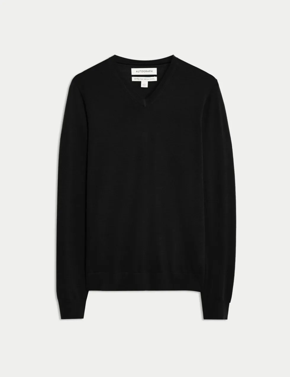 Pure Extra Fine Merino Wool V-Neck Jumper