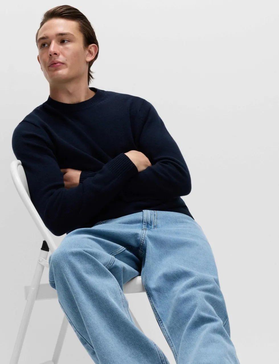 Pure Lambswool Crew Neck Jumper