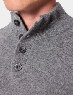 Pure Lambswool Funnel Neck Jumper
