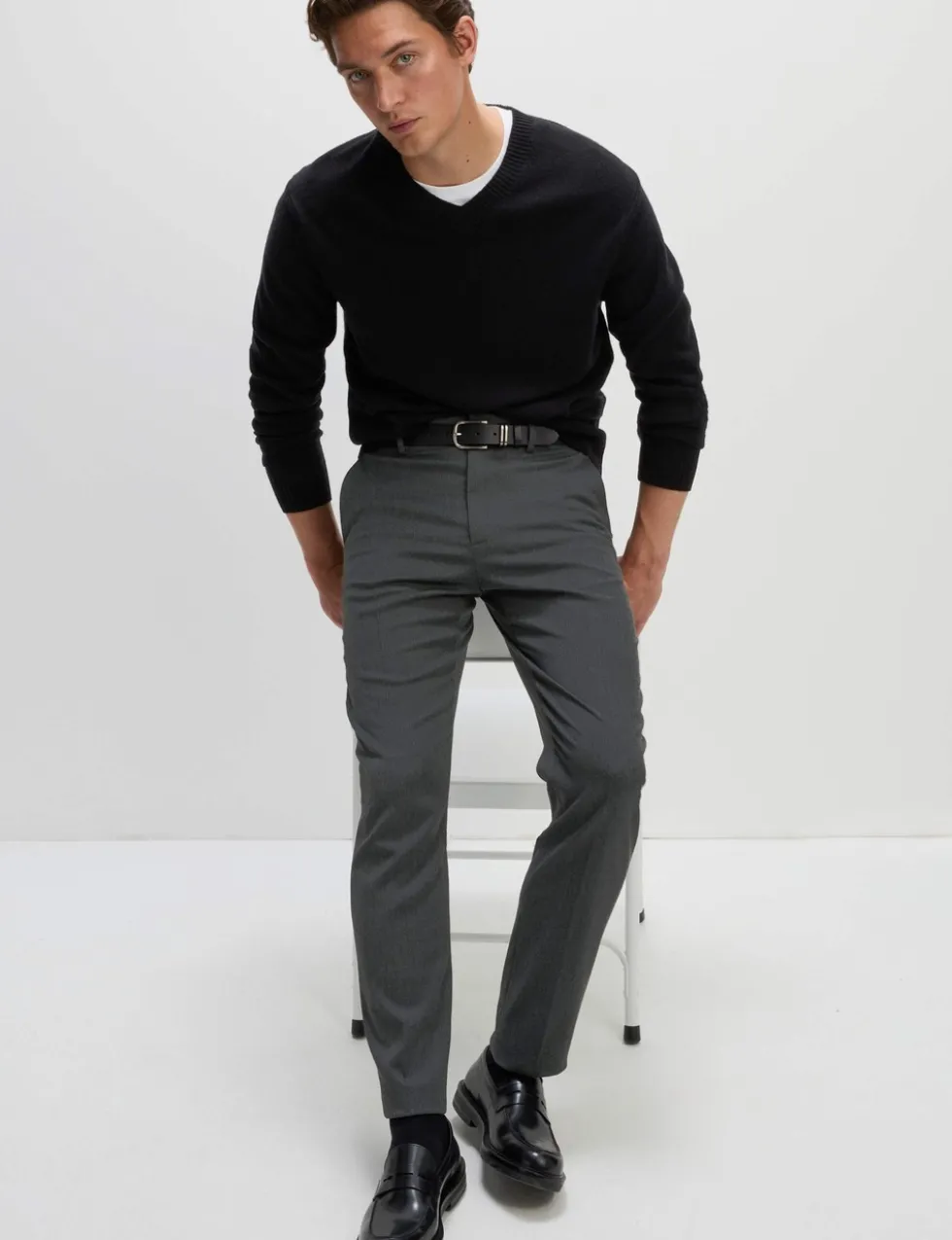 Pure Lambswool V-Neck Jumper