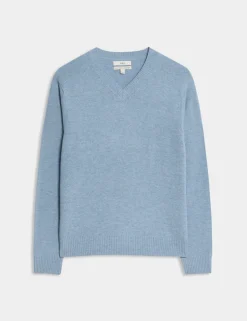 Pure Lambswool V-Neck Jumper