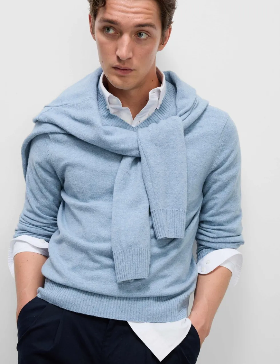Pure Lambswool V-Neck Jumper