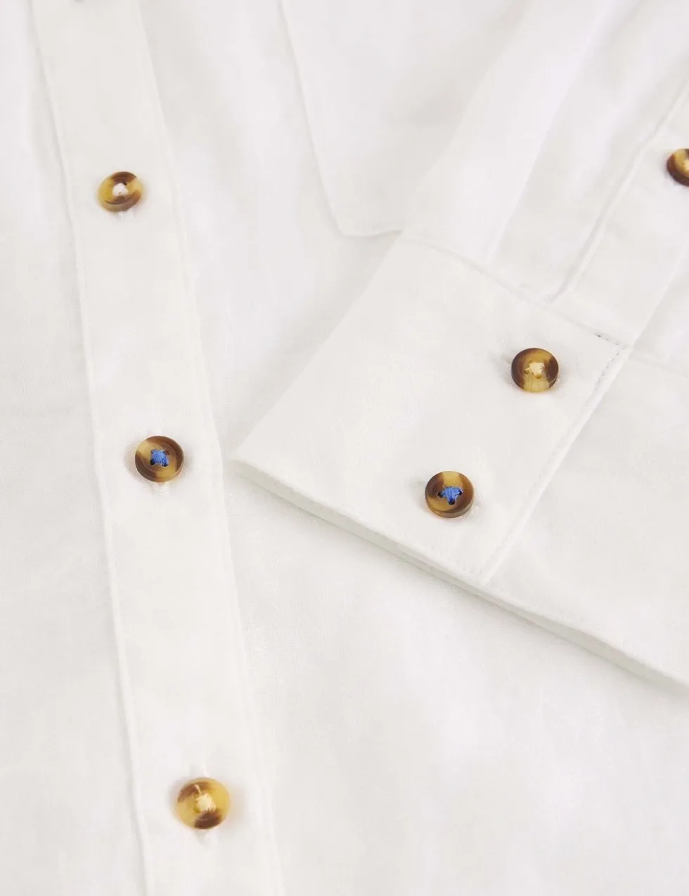 Pure Linen Button Through Shirt