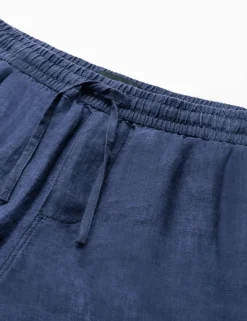 Pure Linen Cargo Shorts
